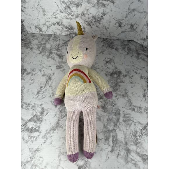 Cuddle Kind Zoe The Unicorn 22" Plush Stuffed Animal - Picture 1 of 11